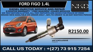 Ford Figo 1.4L Diesel Injectors 