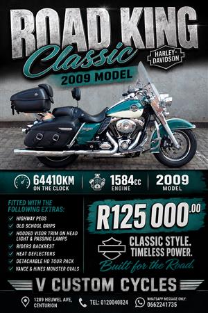 Harley Davidson Road King 2009 Model!