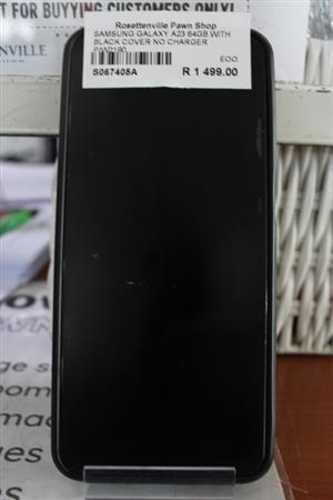 SAMSUNG GALAXY A23 64GB W/BLACK COVER NO CHARGER(S067405A)