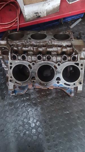 Ford 3.0L V6 21R motor striped
