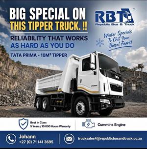 NEW TATA PRIMA 10 CUB TIPPER