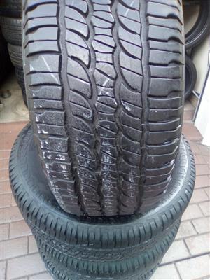 Set of 4 Michelin LTX Force AT tyres 285/65/17 90%