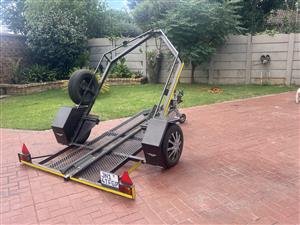 Lazy loader bike trailer