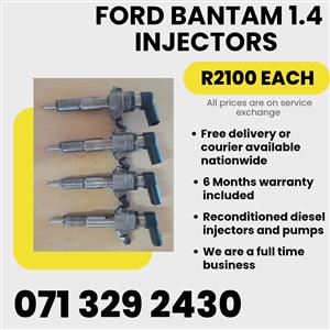 FORD BANTAM 1.4 INJECTORS FOR SALE WITH WARRANTY 