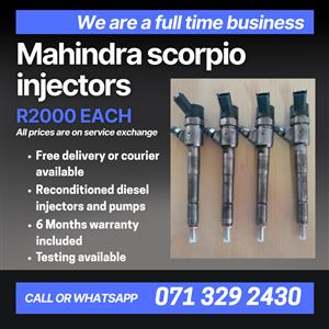 MAHINDRA SCORPIO INJECTORS FOR SALE WITH WARRANTY 