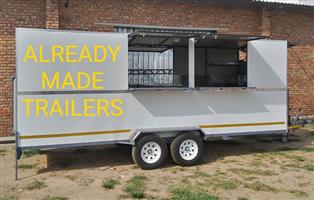 Already made Catering trailer spaza trailer kitchen food mobile trailer