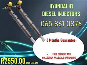HYUNDAI H1 2.5 DIESEL INJECTORS FOR SALE ON EXCHANGE OR RECONDITIONING