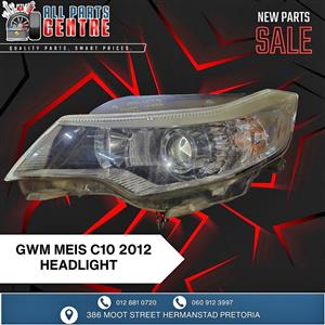 GWM Meis C10 2012 Headlight - For Sale 
