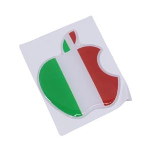 Italy Apple 3D Gel Dome Sticker