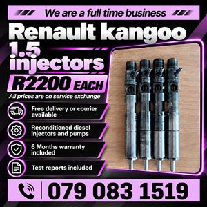 RENUALT KANGOO 1.5 INJECTORS FOR SALE 