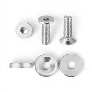 Universal Brushed Silver Fender Washers (6 pc set)