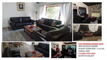 Genuine Leather Lounge Suite New Price At Ufo R48 999 Junk Mail