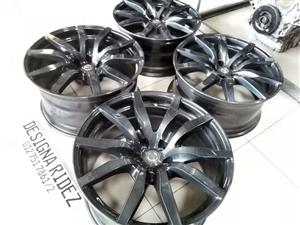 NISSAN GTR RIMS / WHEELS 20INCH 5X114 PCD (REAR 10.5J ET25) (FRONT 9.5J ET45)