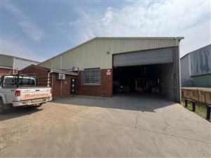 800sqm Factory to rent in Mkondeni at R40000-00 per month. Vat not applicable.