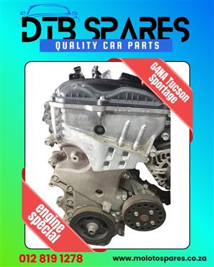 Tucson Sportage engine on special