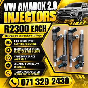 VW AMAROK 2.0 INJECTORS FOR SALE WITH WARRANTY 