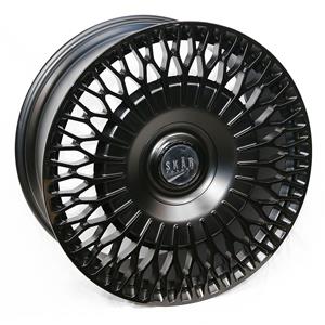 24″ SKAR SKF-01 5×120 Satin Black Forged Alloy Wheels