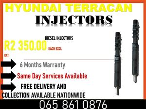HYUNDAI TERRICAN DIESEL INJECTORS FOR SALE WE SUPPLY NATIONWIDE AND WARRANTY 