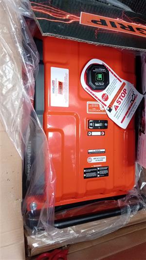 Brand New GRIP 7.0kVA Petrol Generator, sealed box, Li-ion battery 
