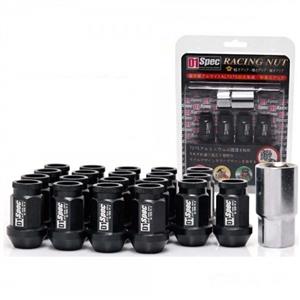 20 PCS Racing Wheel Nuts M12 x 1.5mm Black