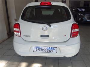 2013 NISSAN micra 1.2 Acenta Manual white color petrol  