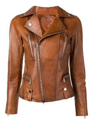 Alexa Women Waxed Leather Jacket