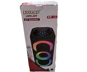 Dual 4" Bluetooth Rechargeable Speaker (35cm tall)..New with warranty and FREE DELIVERY