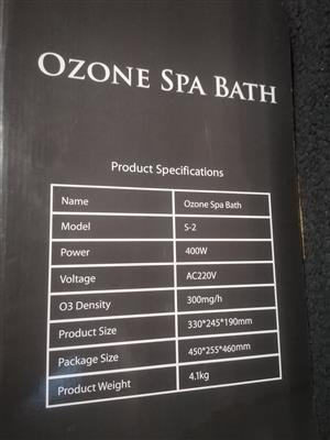 Ozone spa bath 