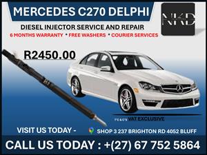 Mercedes C270 Delphi Diesel Injectors on Recondition