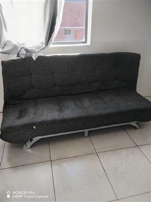 sleeping couch and coffee table 