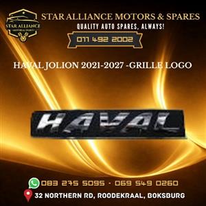 HAVAL JOLION GRILL LOGO -FRONT BUMPER GRILL LOGO (2020-2025) 