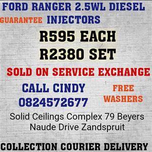 Ford Ranger 2.5 WL DIESEL INJECTORS FOR SALE