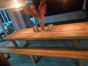 Oregon  Pine Rustic Tables