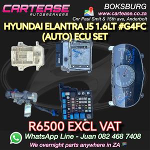 HYUNDAI ELENTRA J5 1.6LT #G4FC (AUTO) ECU SET R6500 EXCL VAT 