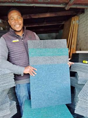 Gently Used Carpet tiles