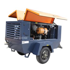 Portable screw air compressor diesel HG425M-10