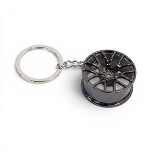 KEYRING RIM BSS DESIGN 2 BLACK