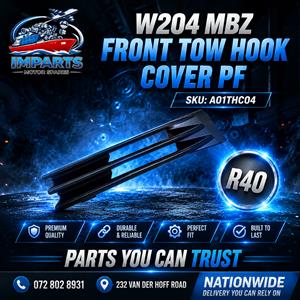 W204 MERCEDES-BENZ FRONT TOW HOOK COVER PF