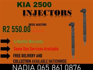 KIA 2500 DIESEL INJECTORS FOR SALE OR TO RECON