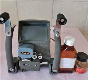 8mm Movie editor. With films