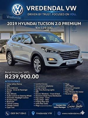 2019 HYUNDAI TUCSON 2.0 PREMIUM