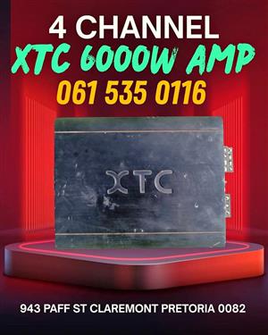 4 channel xtc 6000W Amp for sale