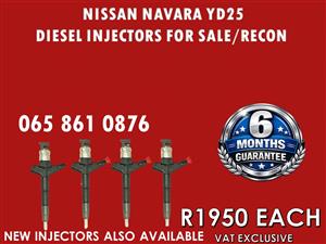 NISSAN NAVARA YD25 DIESEL INJECTORS FOR SALE NATIONWIDE