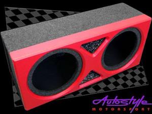 12' Double Sub Enclosure with Triangle Insert
