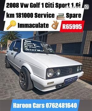  2008 Vw Golf 1 Citi sport 1.6i tow bar immaculate condition