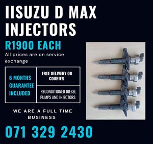 ISUZU D MAX INJECTORS FOR SALE WITH WARRANTY INCLUDED 