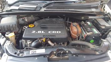 2014 CHRYSLER GRAND VOYAGER 2.8 STRIPPING FOR ENGINE PARTS CONTACT: OLOFF -