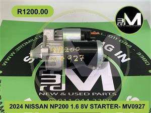 Starter Motor- Nissan NP200