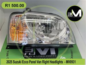 Headlights - Suzuki Ecco Panel Van