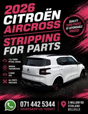 2025 CITROEN AIRCROSS #MH07 STRIPPING FOR SPARES 
